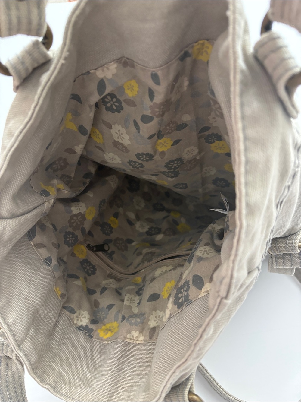 Vintage Old Navy Canvas Shoulder Crossbody Bag 2009 Utility Style - Picture 6 of 12